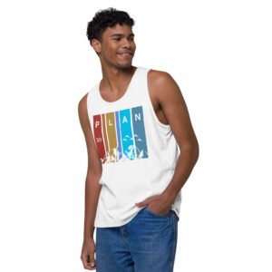 PLAN Northbound Tank Top - White